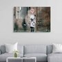 Wallity UV-666 Pintura Decorativa de Vidrio Templado Multicolor 45 x 65 cm